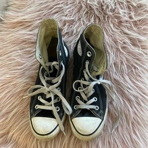 Black and white original chucks.